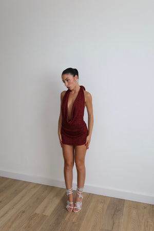 Dress SA CALETA bordeaux