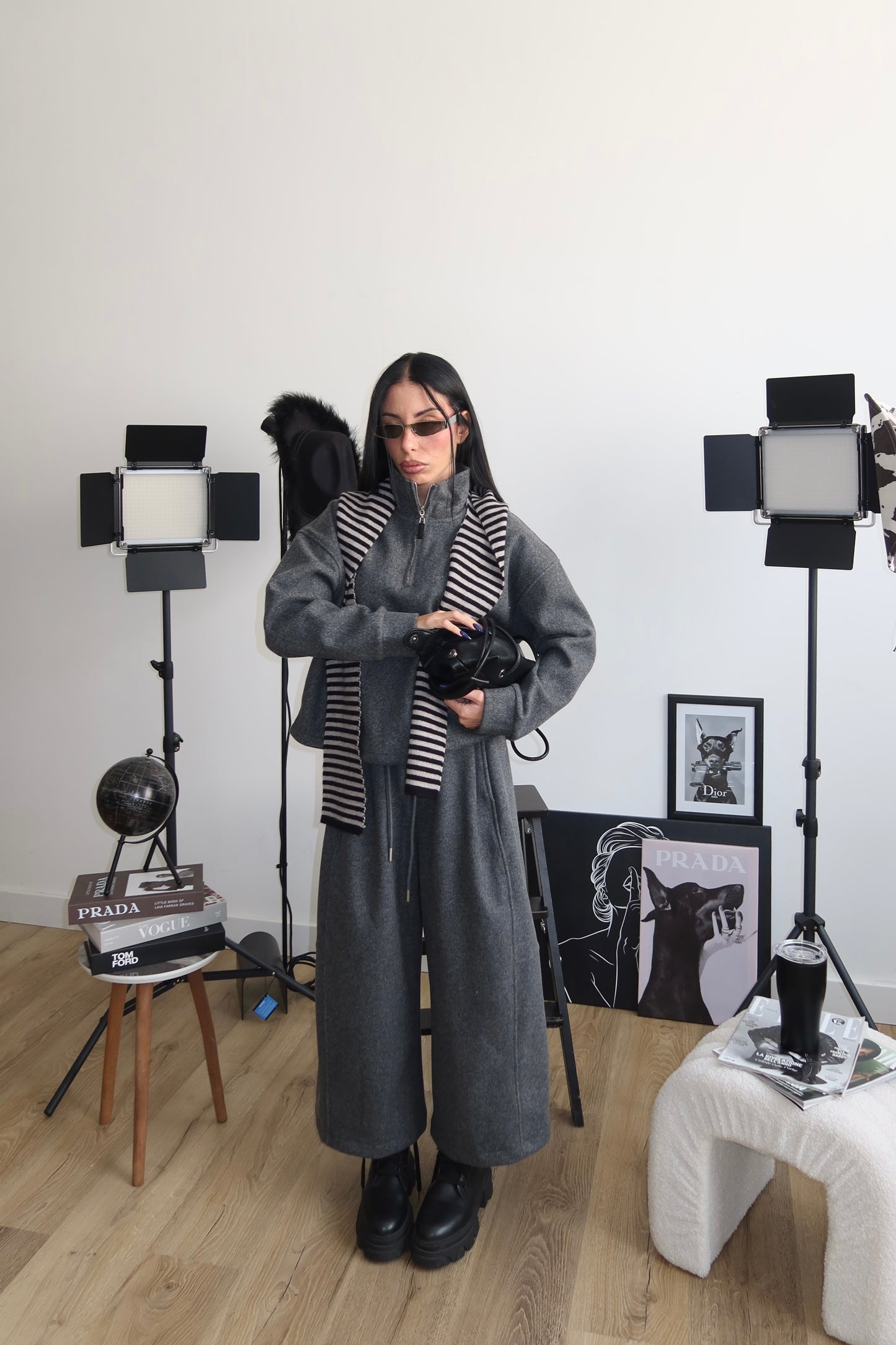 Cordset LINSEY grigio