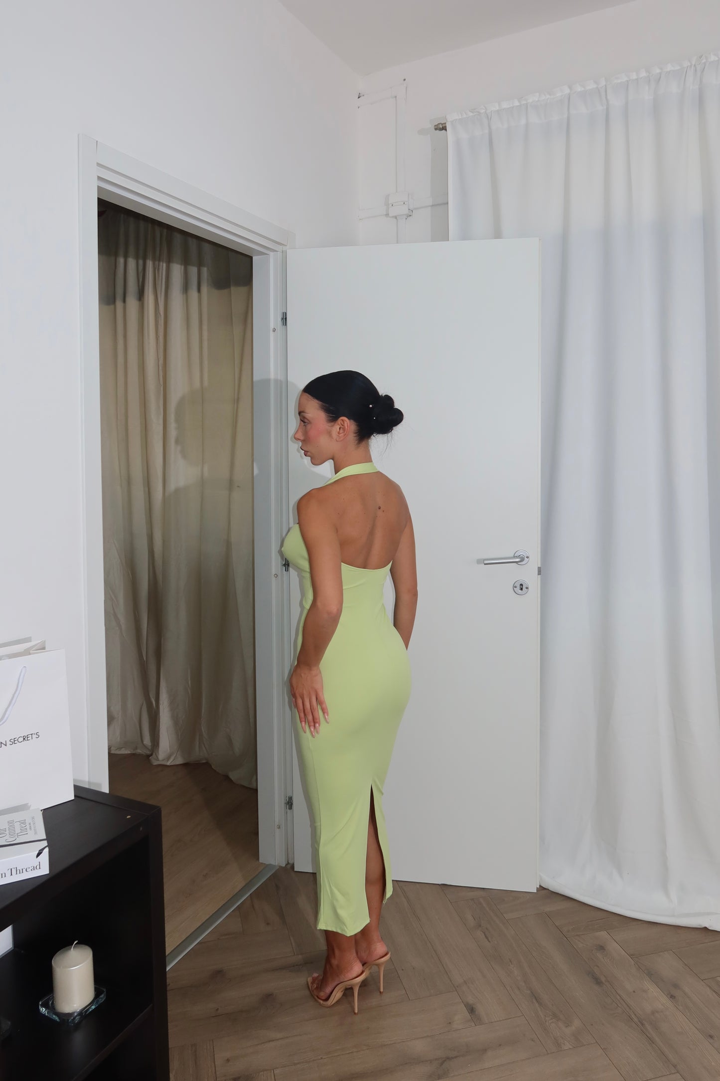 LongDress PROVENCE verde line