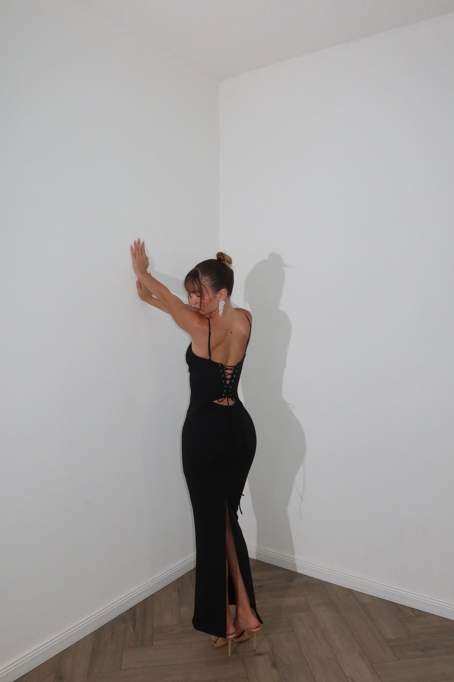 Longdress BRA nero