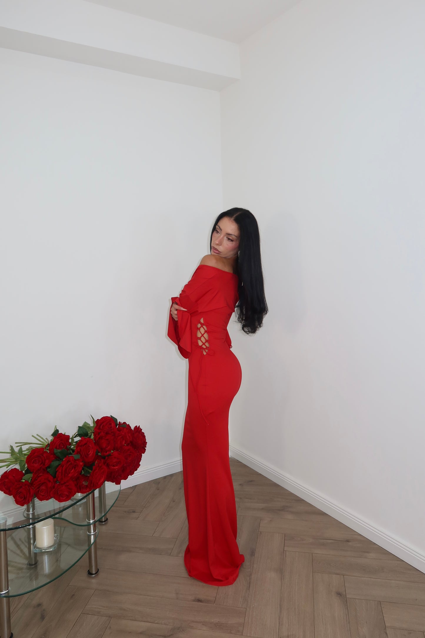 LongDress SABINE rosso