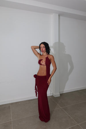 LongDress JAFAR wine
