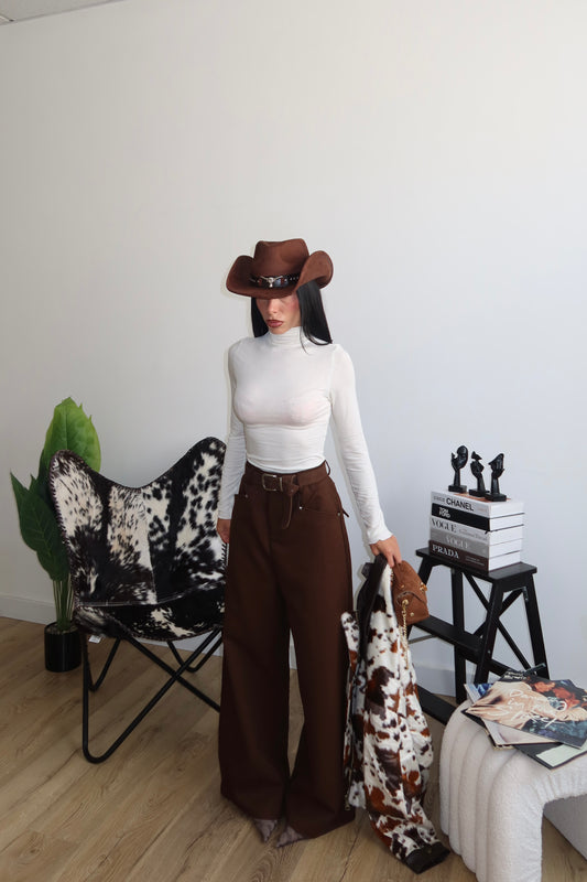 Pants MISTERY choco