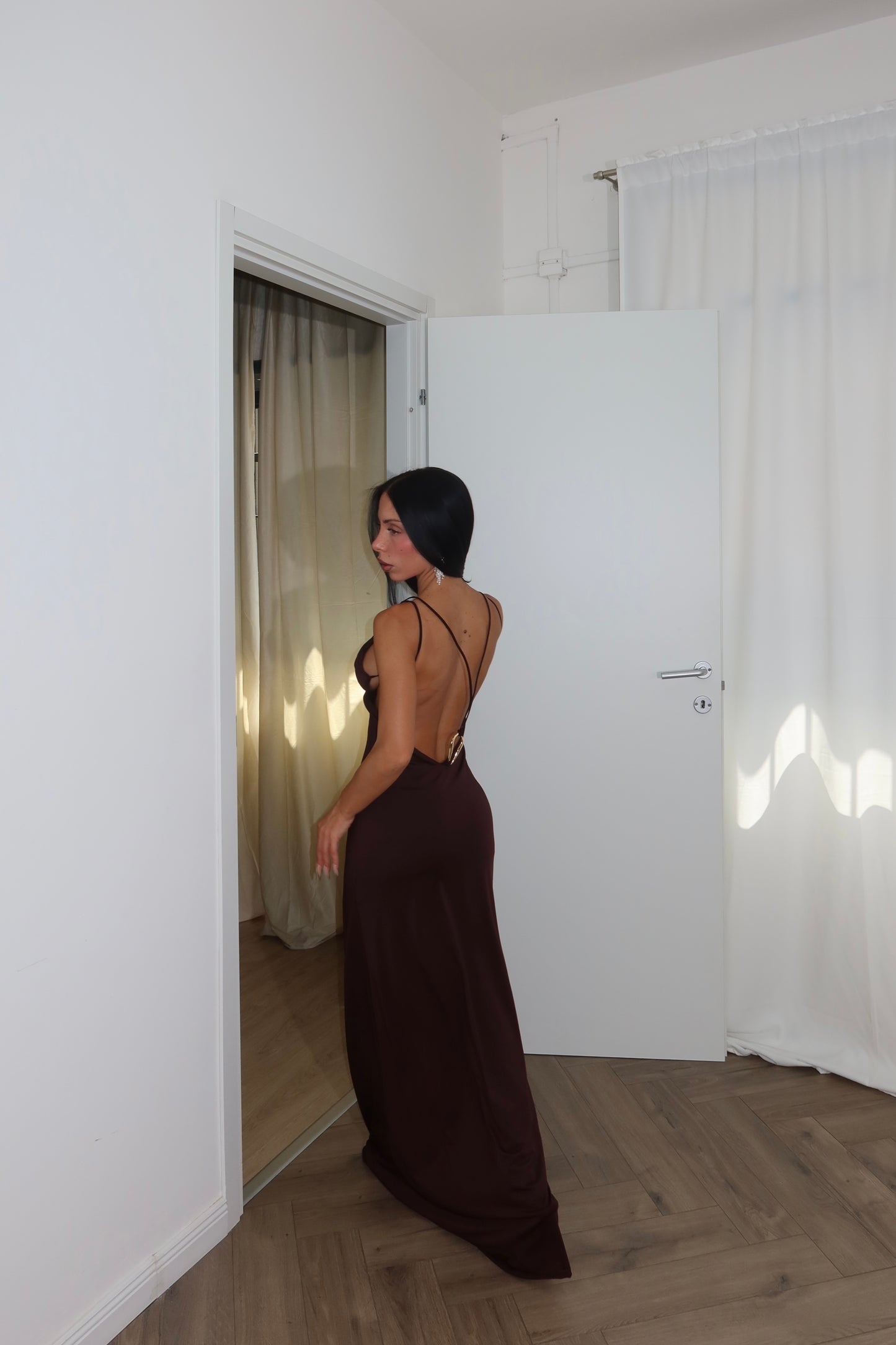 Longdress GOLD RING choco