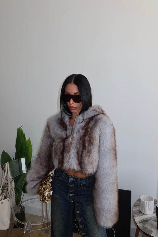 Ecofur ESKIMO CROP grey
