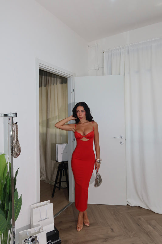 LongDress RAMÒN rosso