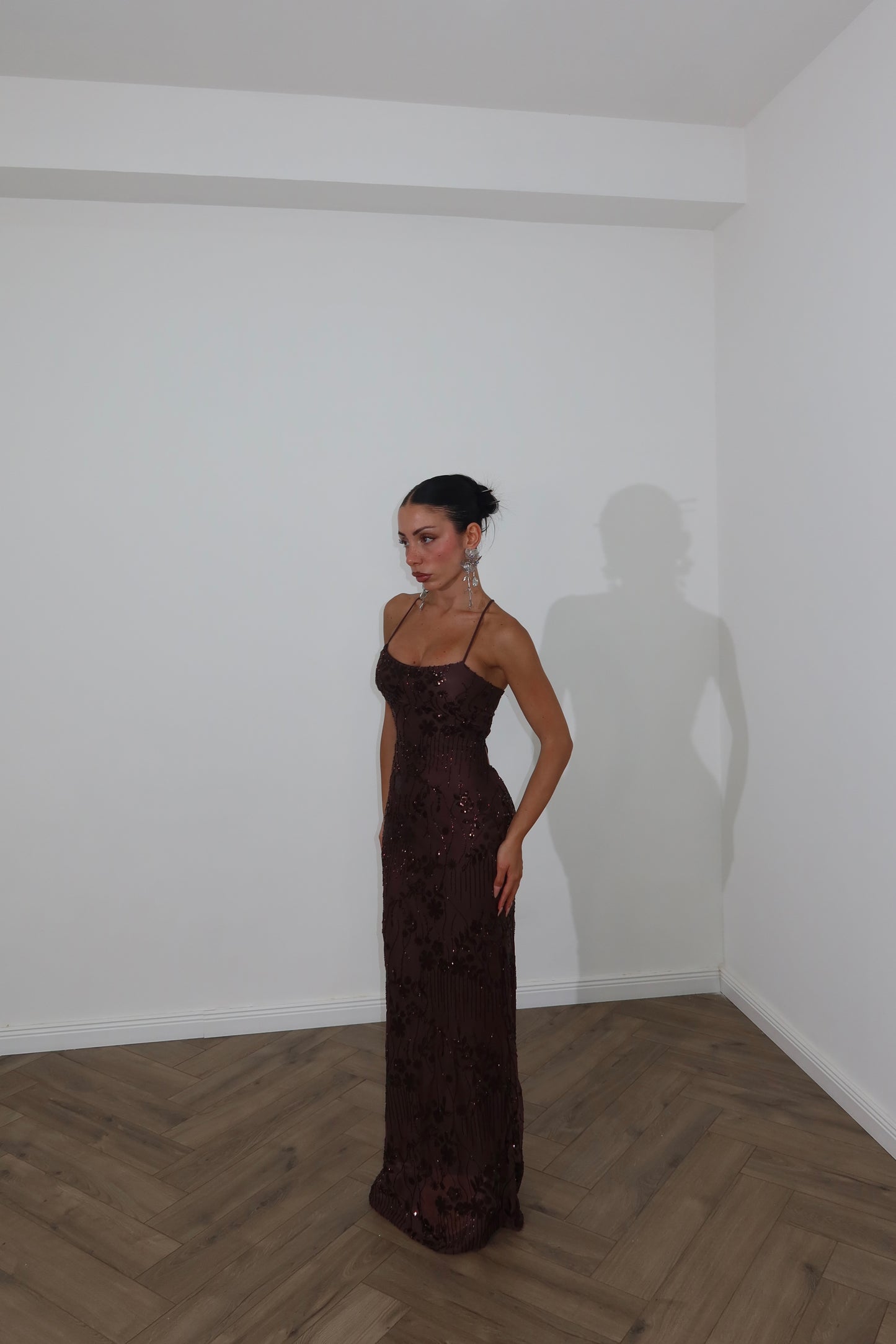 LongDress DULCE choco