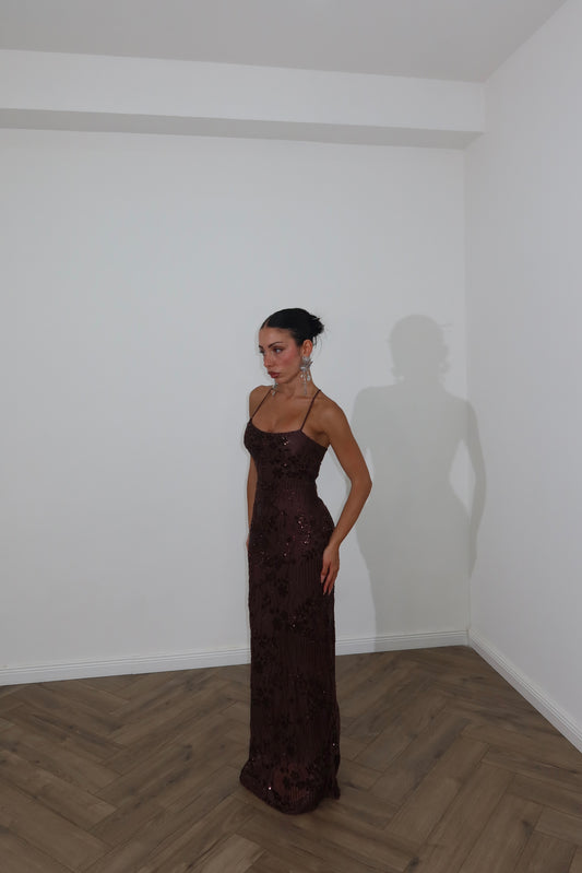 LongDress DULCE choco