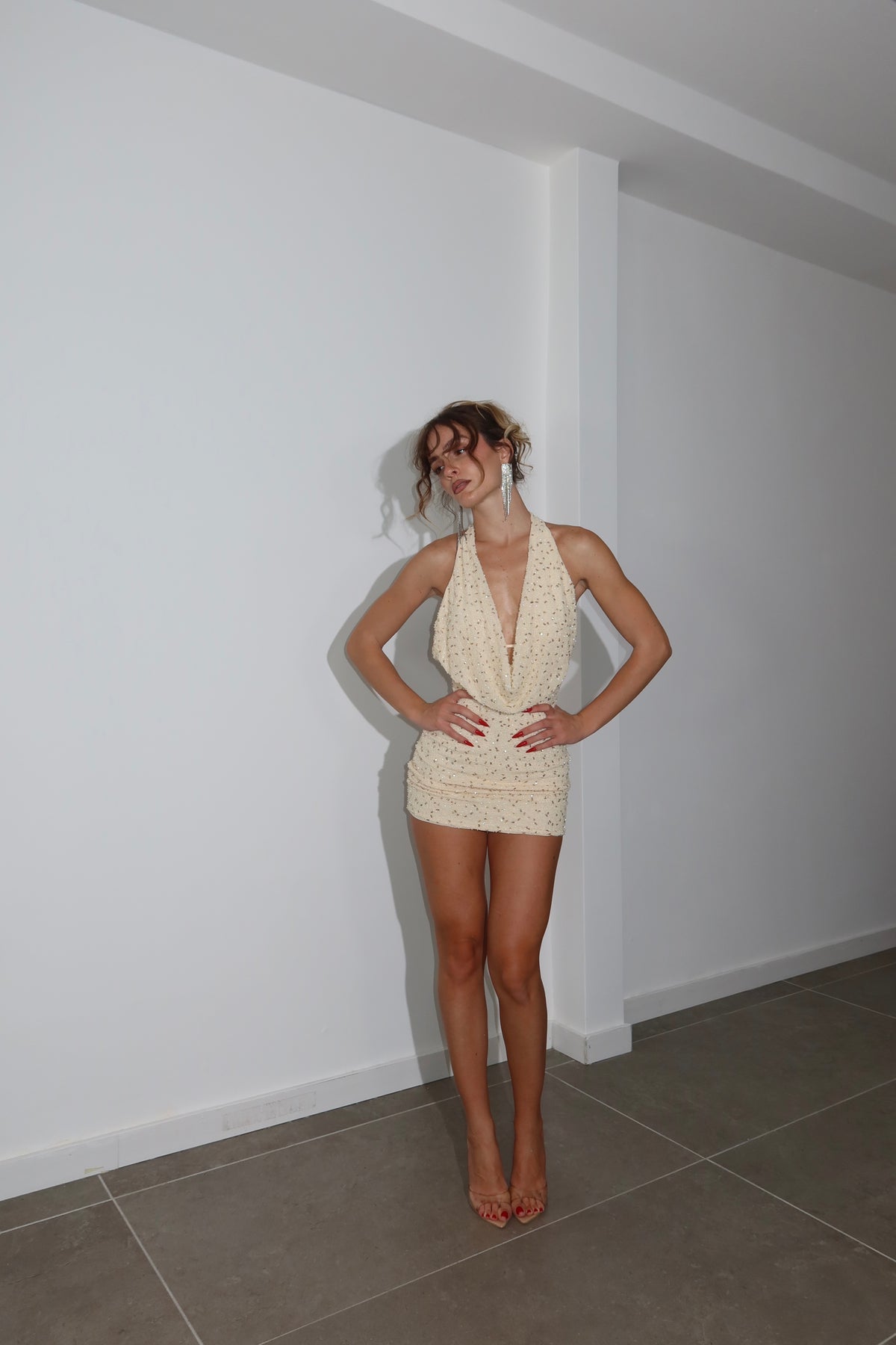 Minidress FATIMA panna