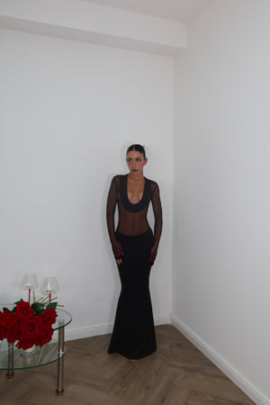 LongDress OVEREXPOSED nero