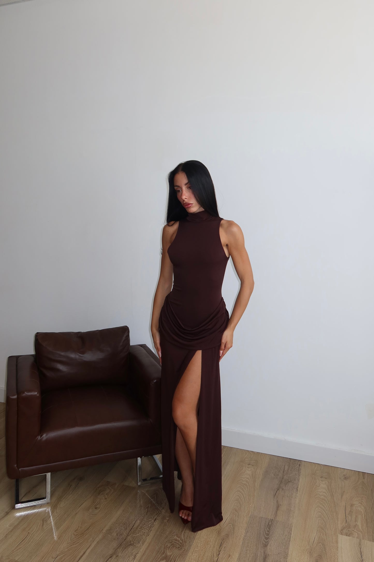 LongDress IMPERO choco