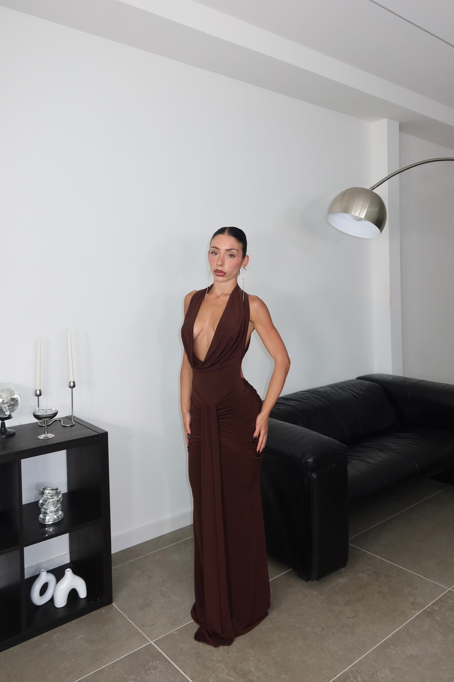 LongDress ALICANTE choco