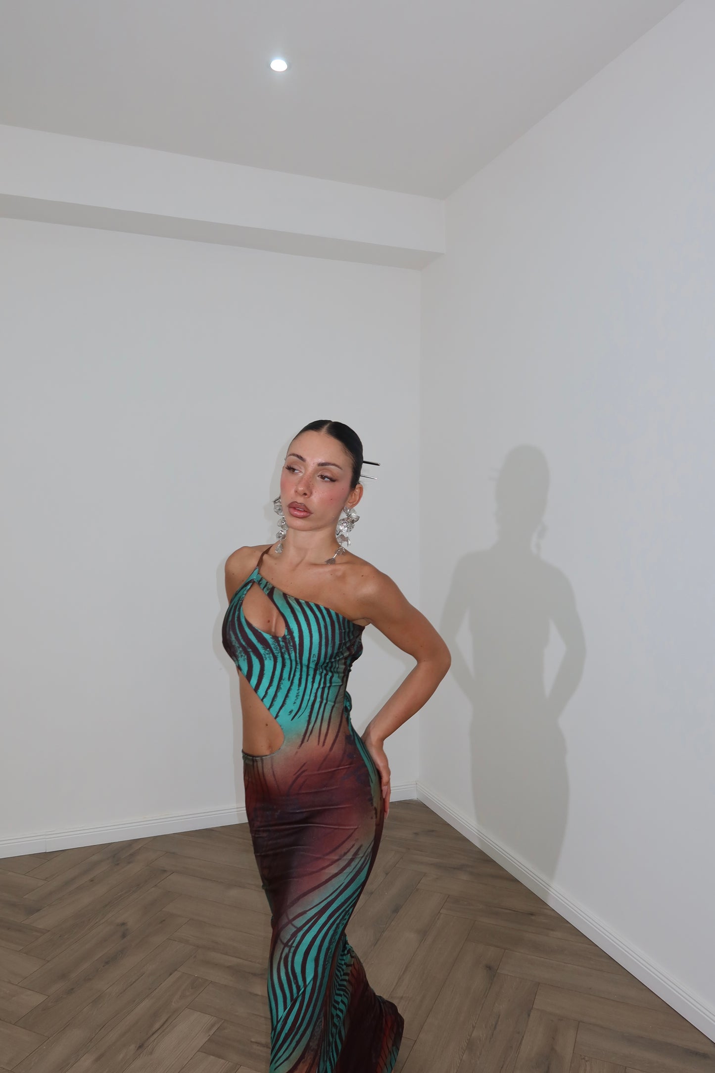 LongDress GEMINI zebrato
