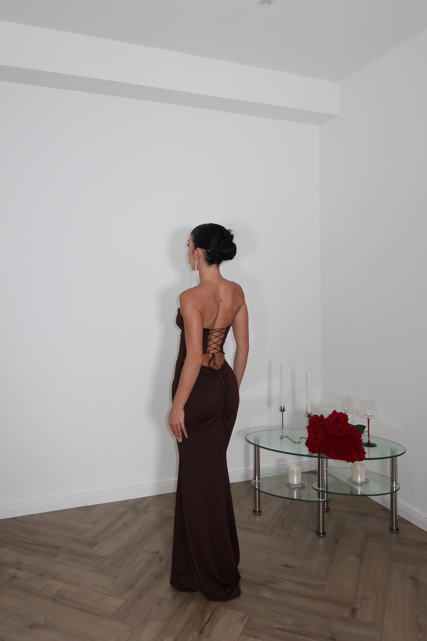 LongDress YVONNE choco
