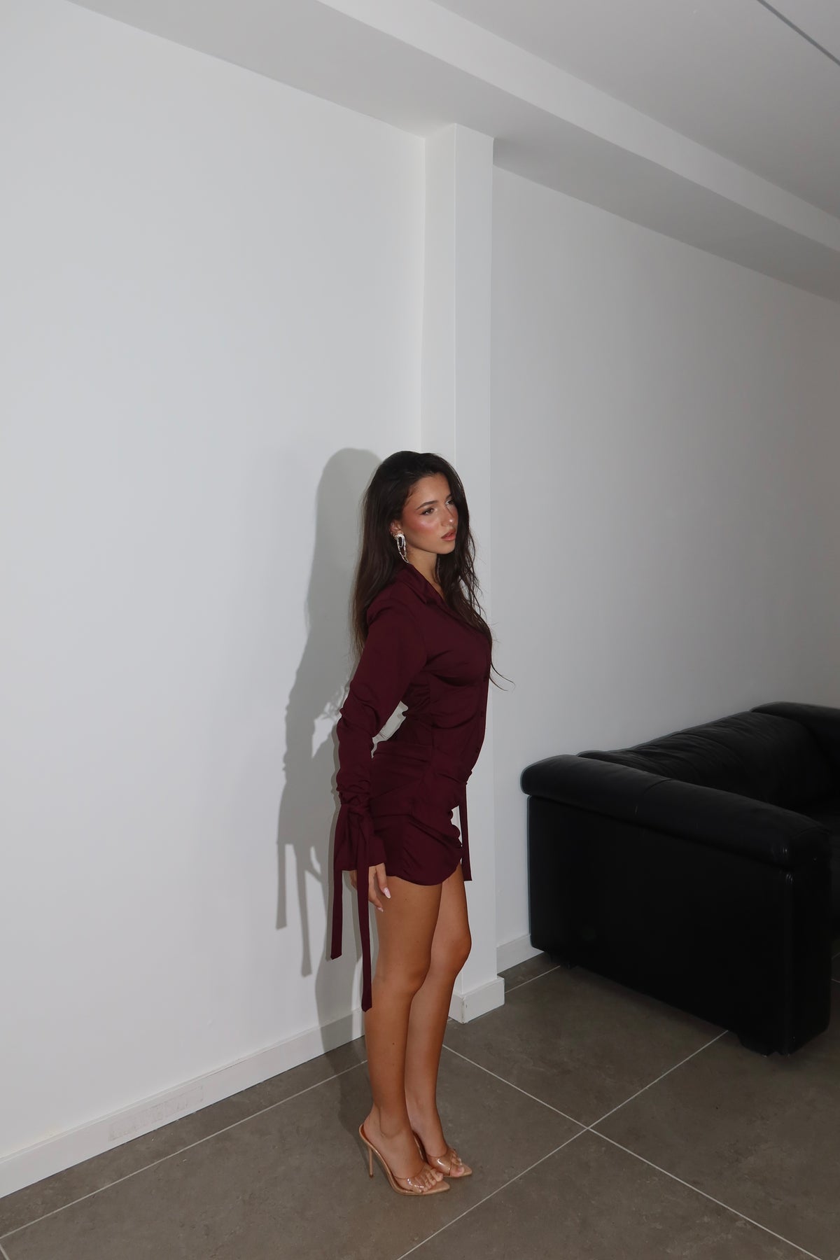 Minidress MY TYPE bordeaux