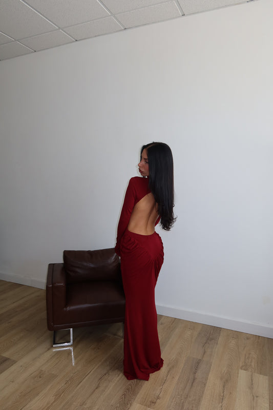 LongDress PALOMA bordeaux
