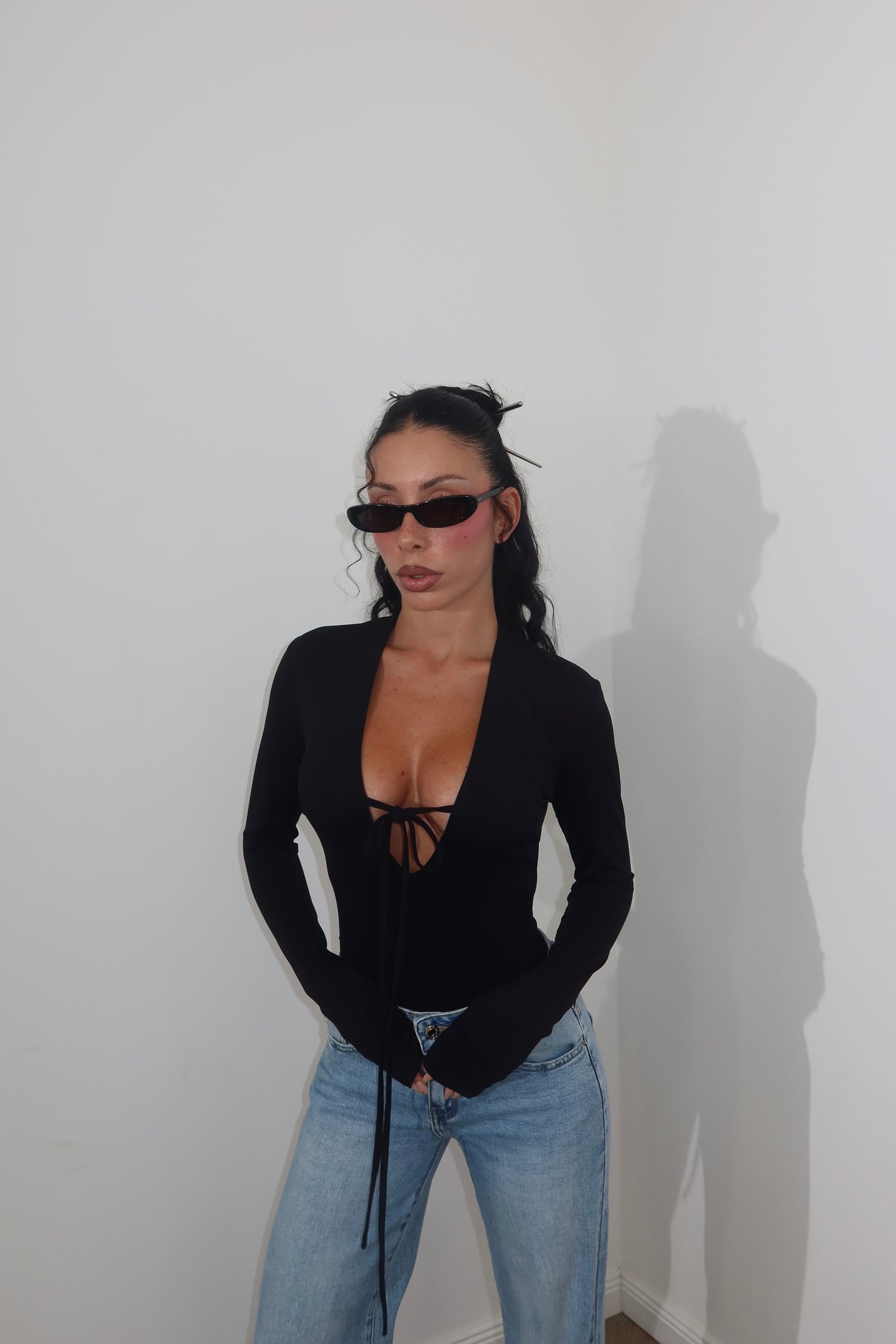 Body FIOCCHETTO nero