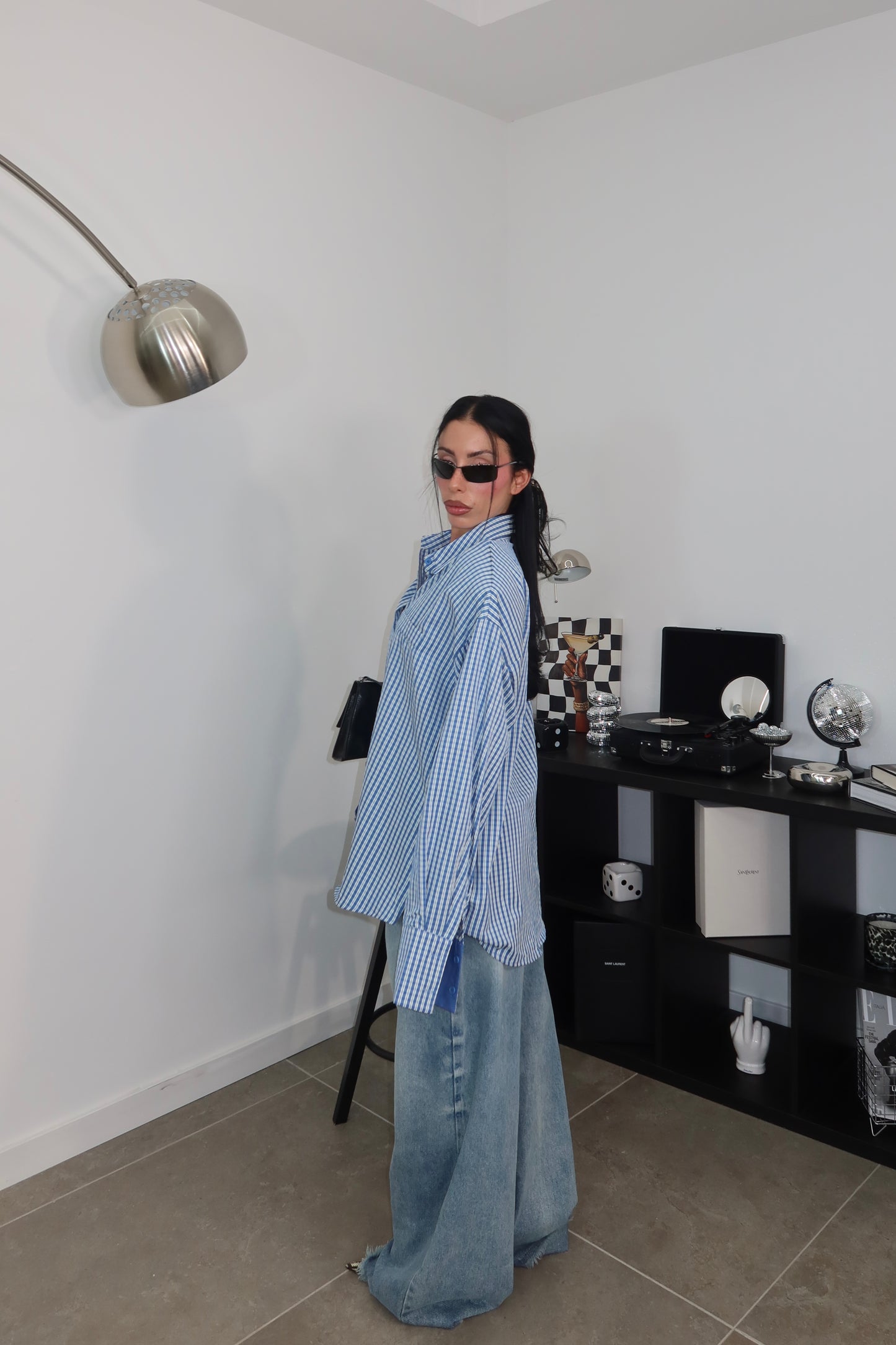 Camicia QUADRI azzurro