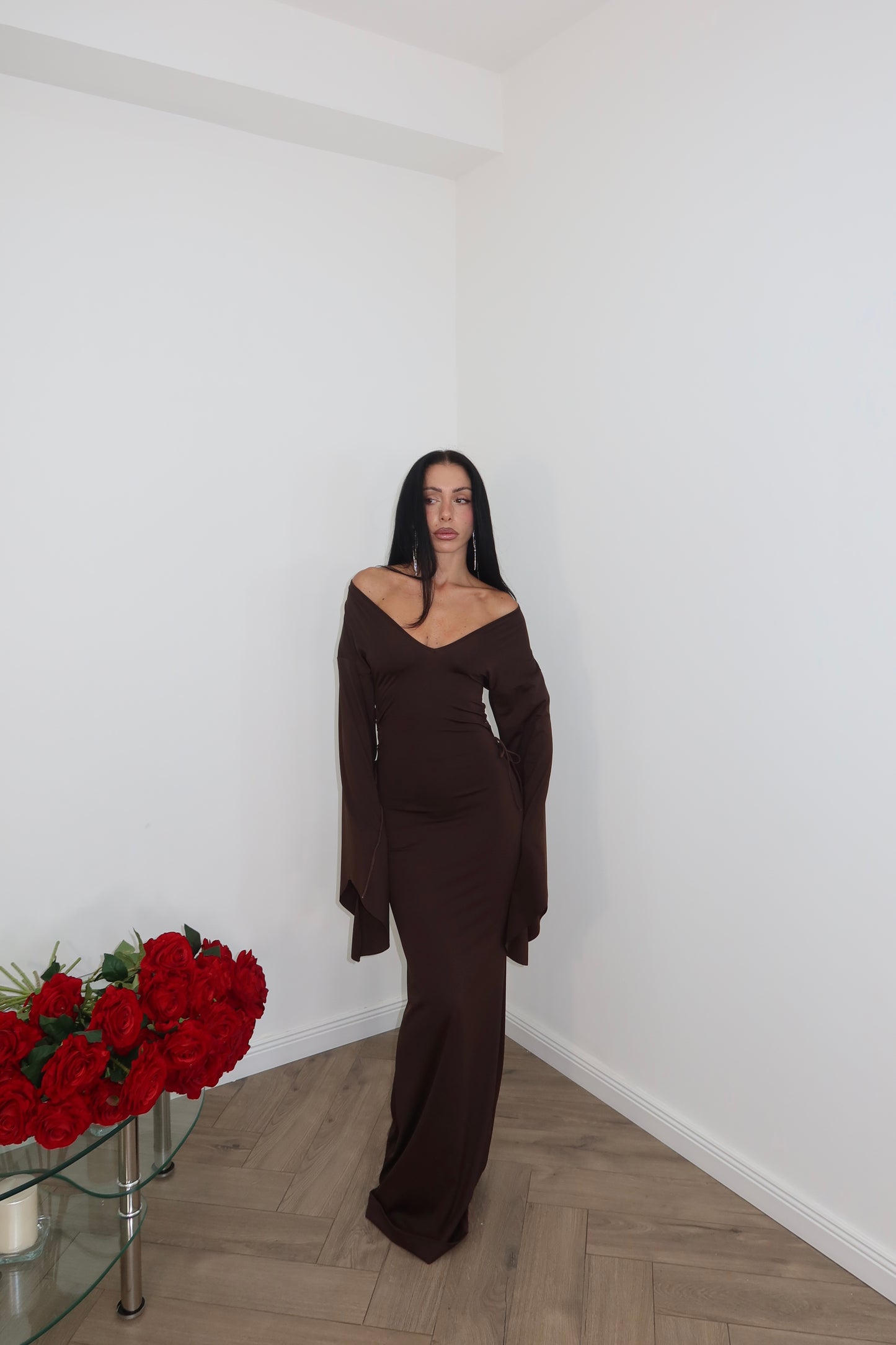 LongDress SABINE choco