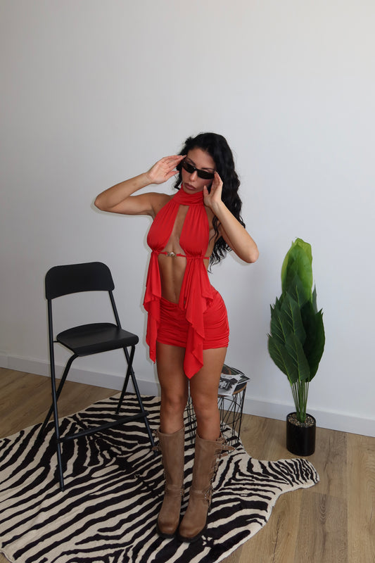 Cordset SUMMER VIBES rosso
