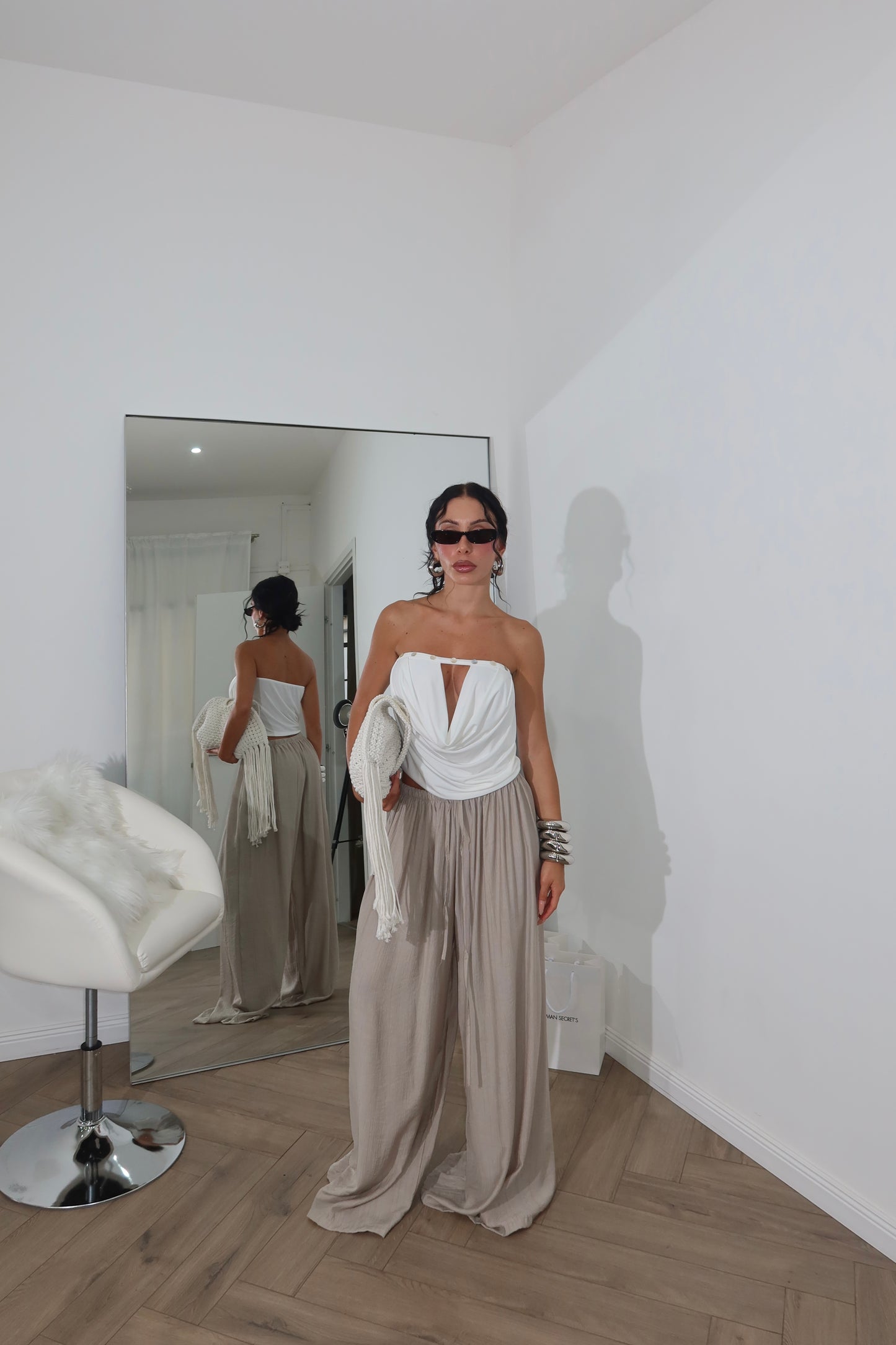 Pants FRESCO fango