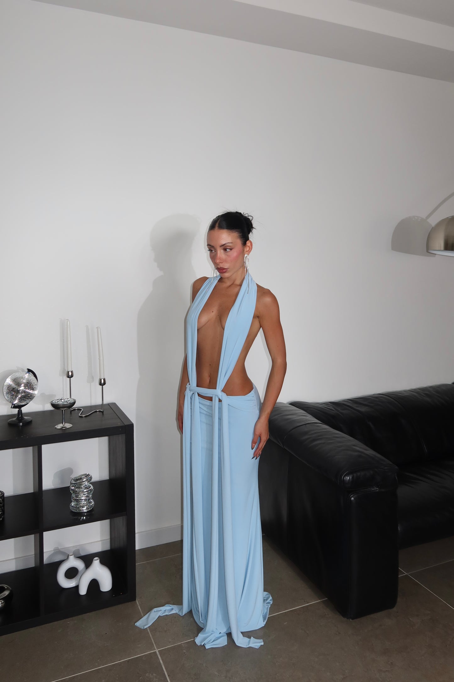 LongDress LOVE azzurro