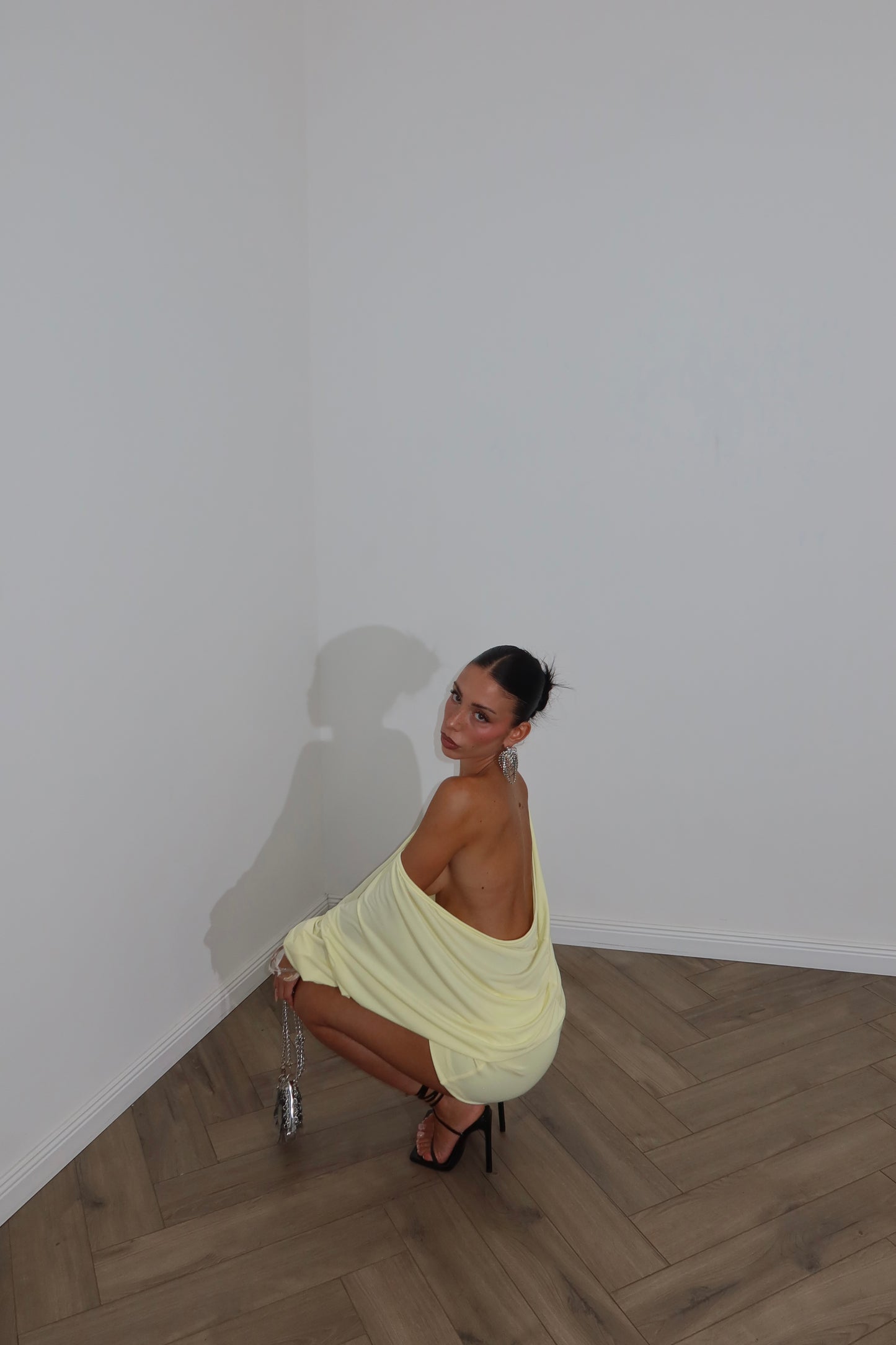 MiniDress MONOSPALLA giallo