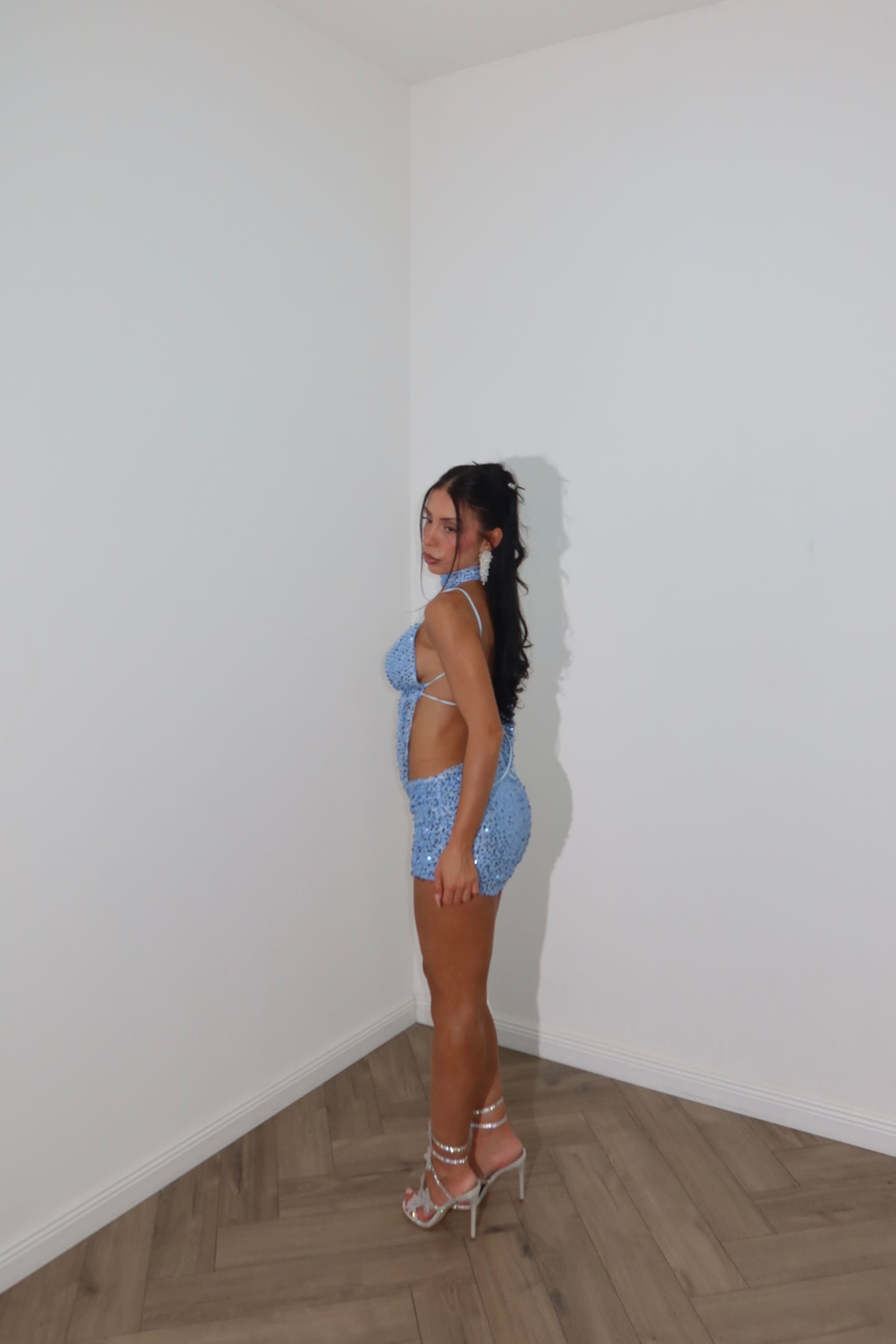 MiniDress UP AND DOWN azzurro
