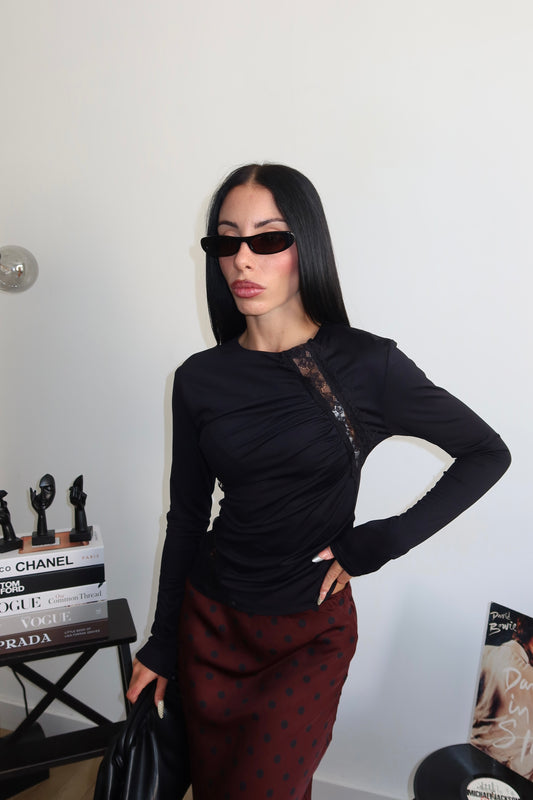 Maglia MORTICIA nero