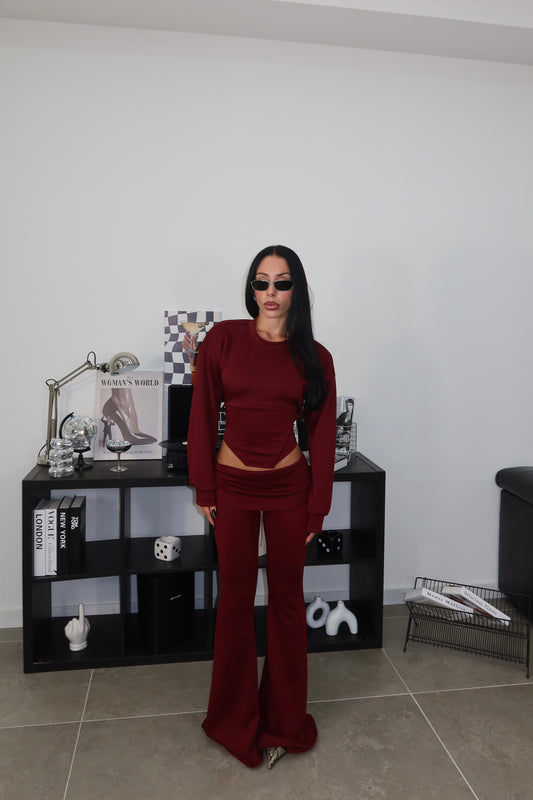 Cordset BUSTINO bordeaux