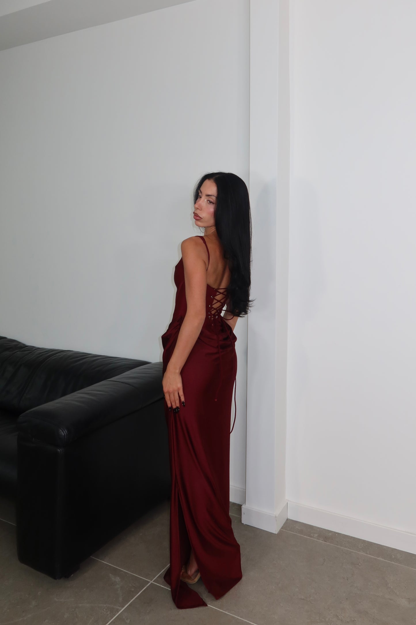 LongDress VIVIENNE wine