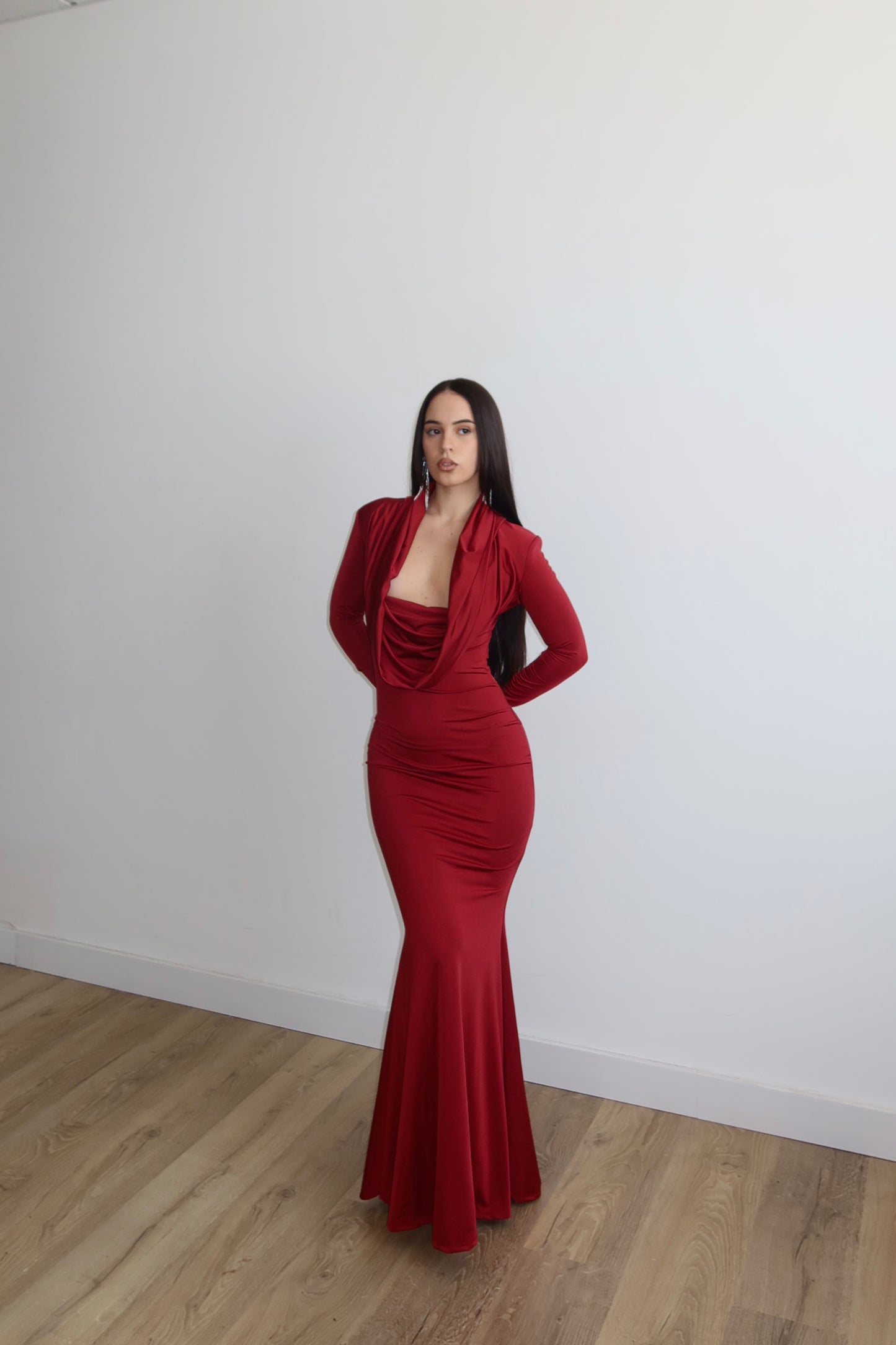 LongDress MILLE MODI bordeaux