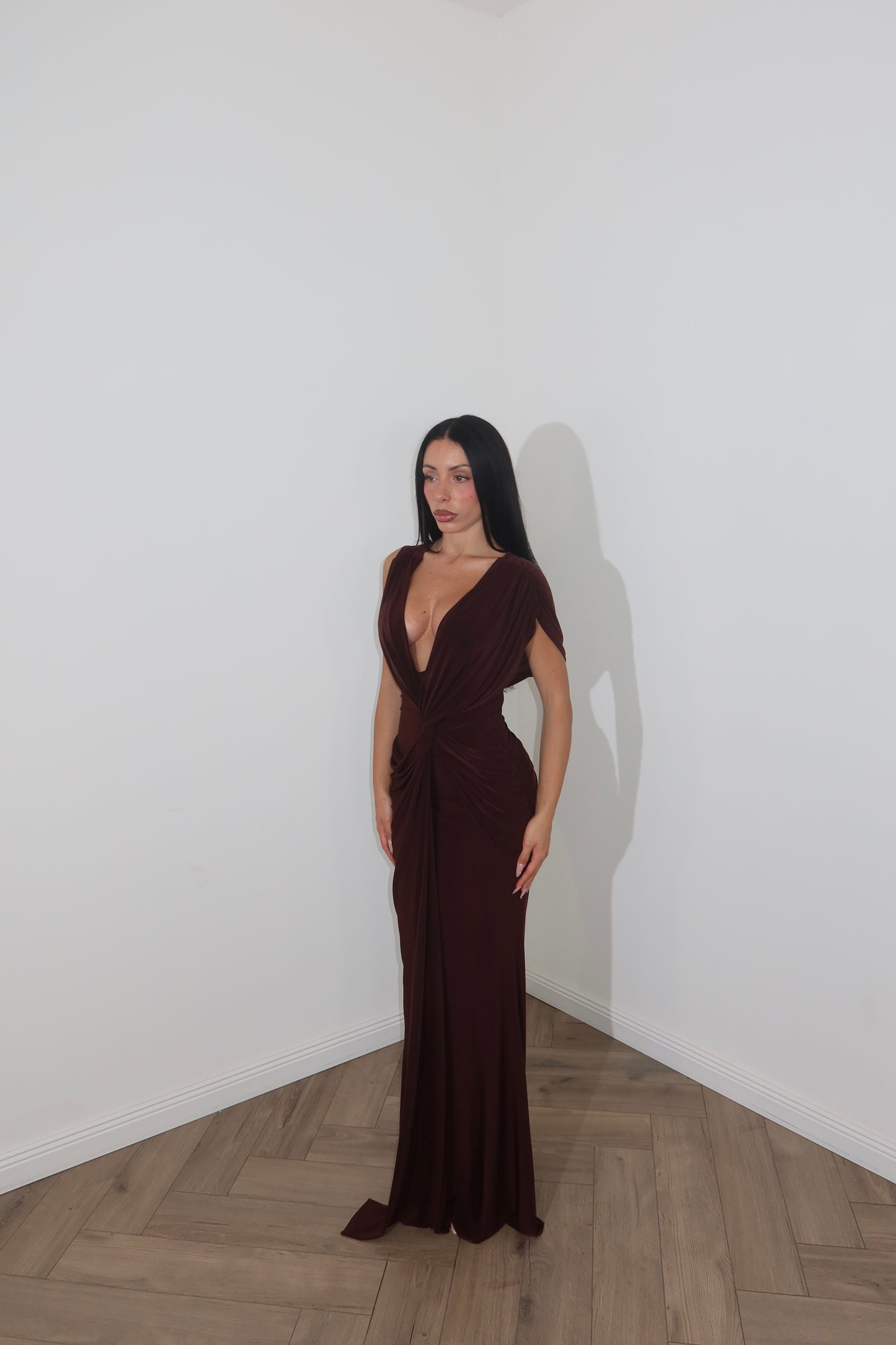 LongDress NABILAH choco