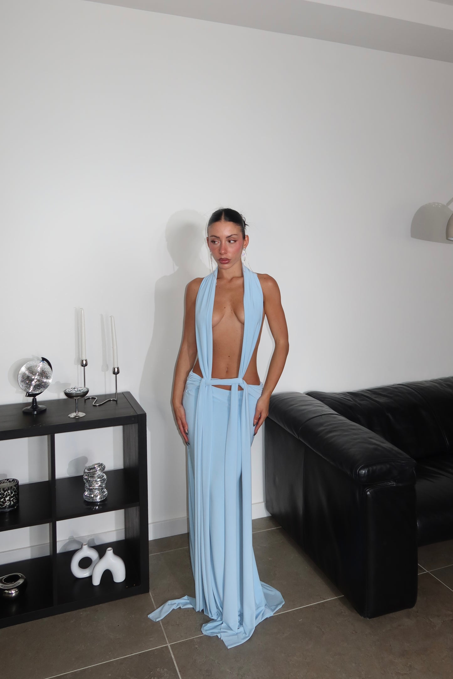 LongDress LOVE azzurro