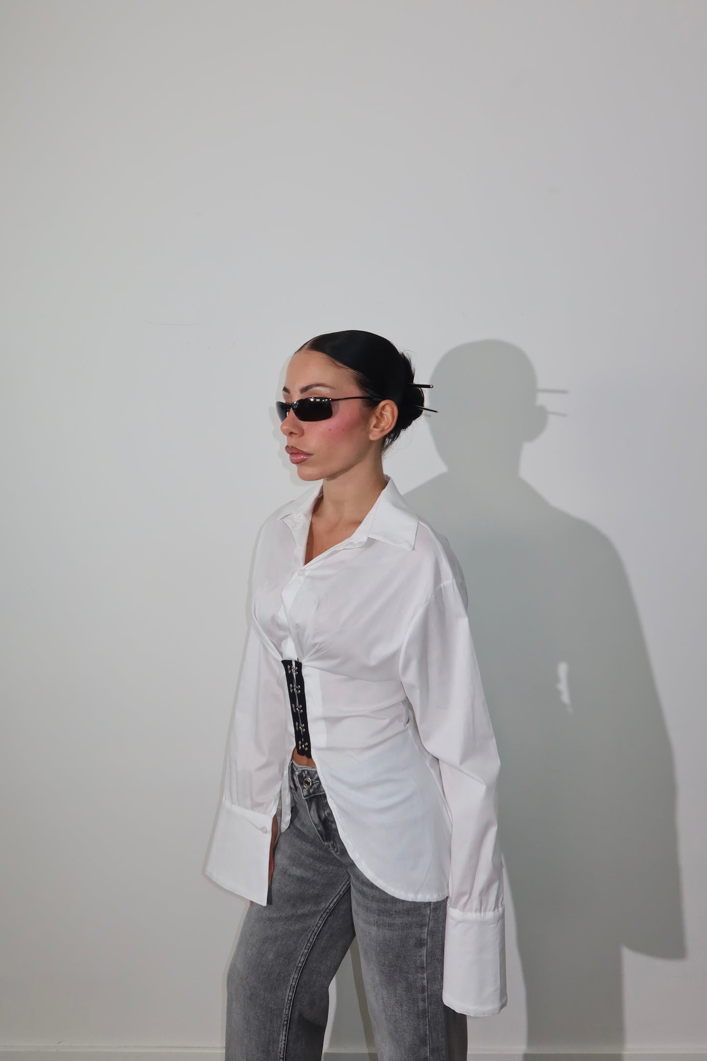 Camicia BUSTIER bianco