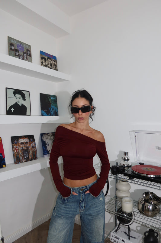 KIM Bordeaux Sweater