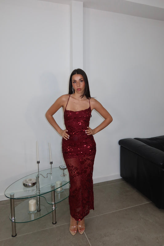 LongDress HONEY bordeaux