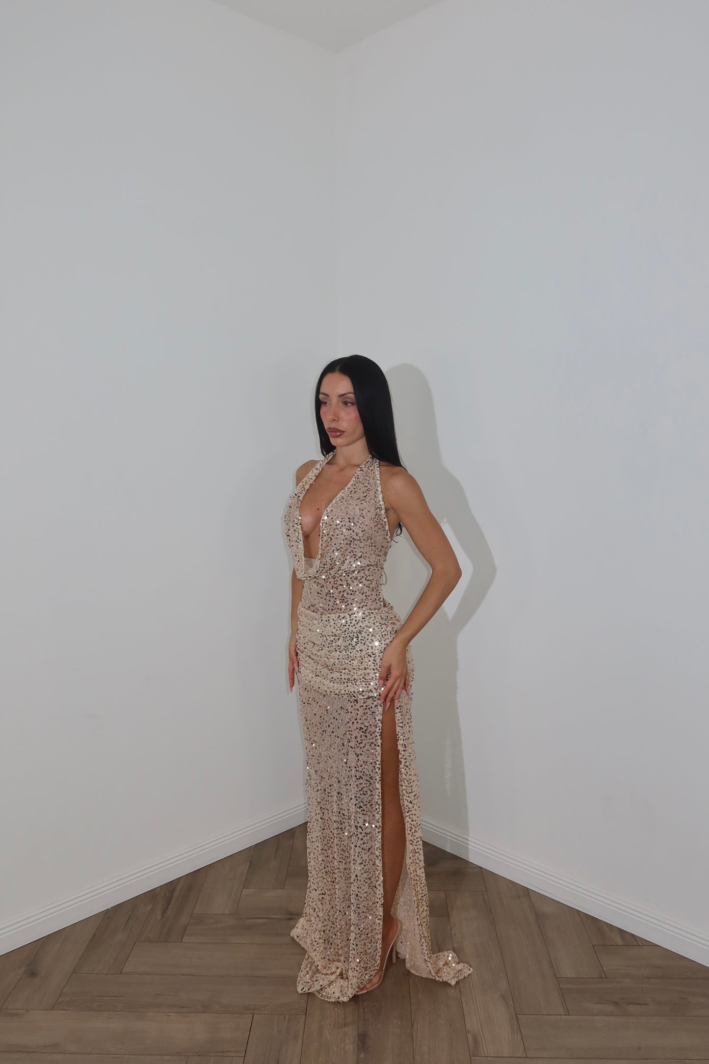 LongDress SHOW TIME champagne