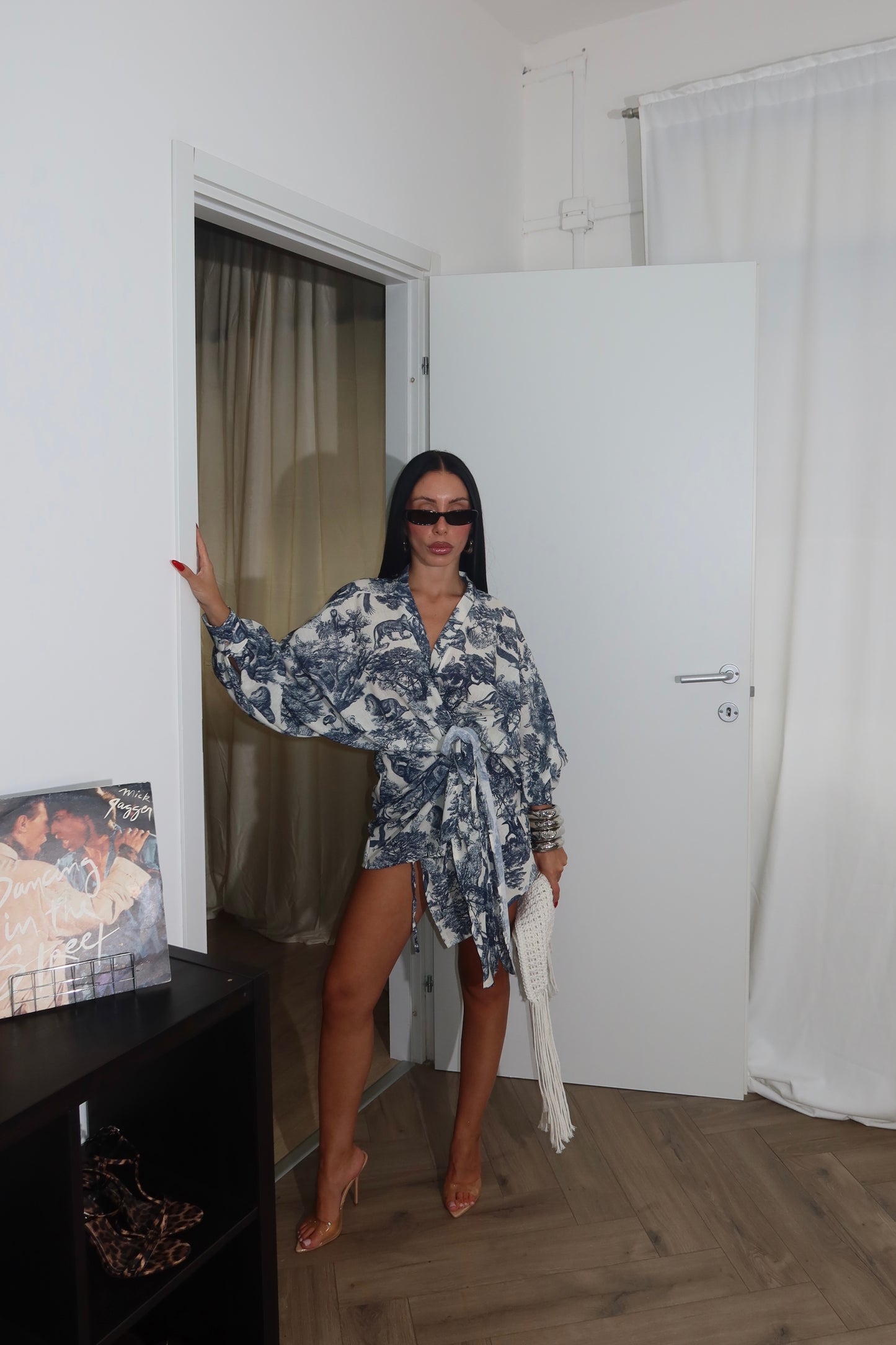 Kimono SAVANA azzurro