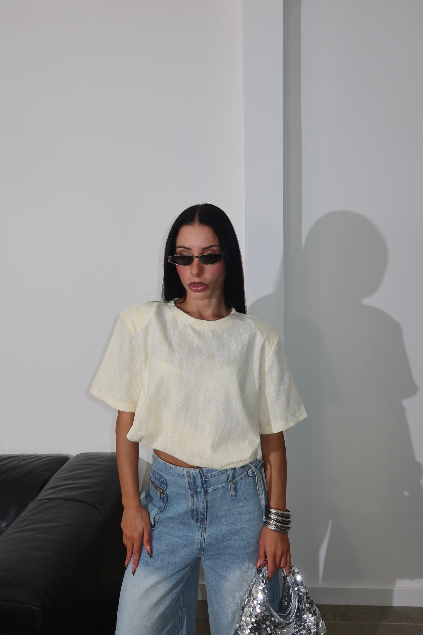 Maglia LACE gialla