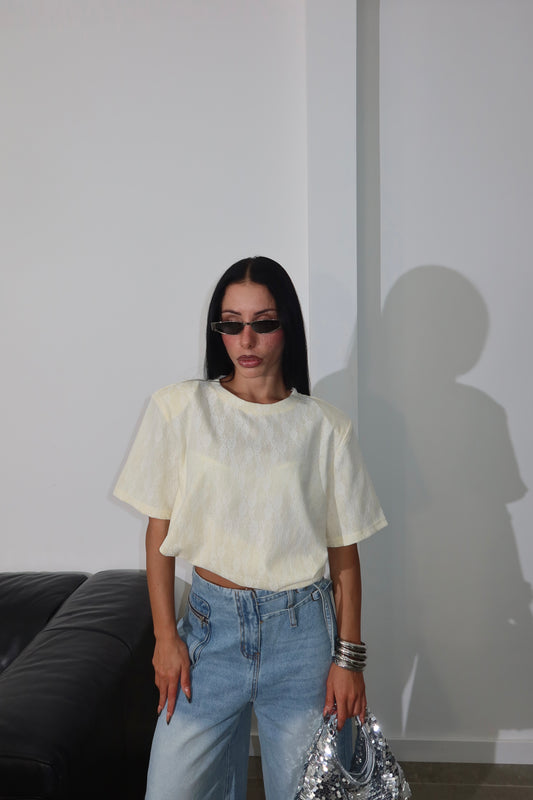 Maglia LACE gialla