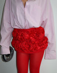 Short BOUQUET DI ROSE rosso