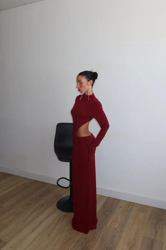 LongDress IMMANCABILE bordeaux