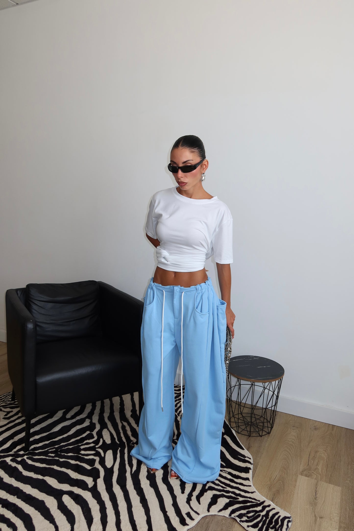 Pants BRENDA celeste