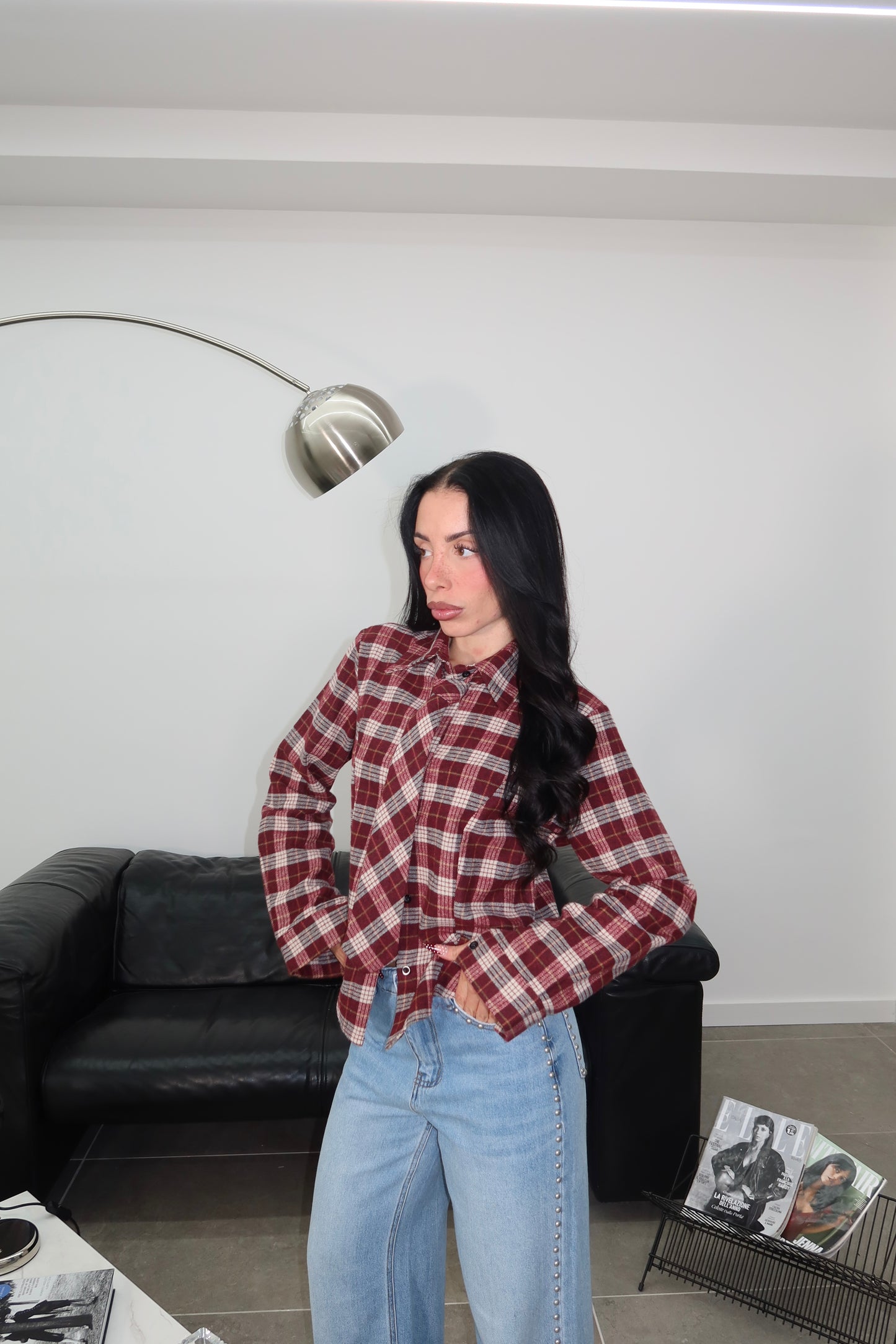 Camicia FANNIE bordeaux