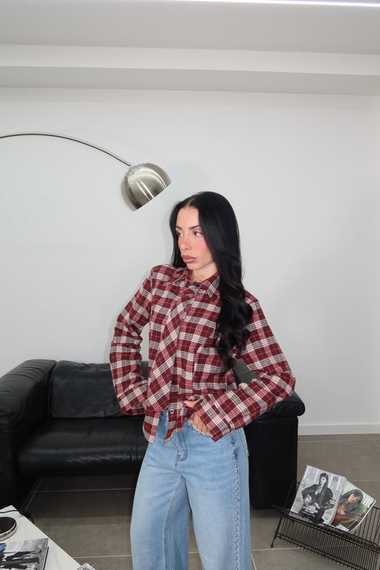 Camicia FANNIE bordeaux