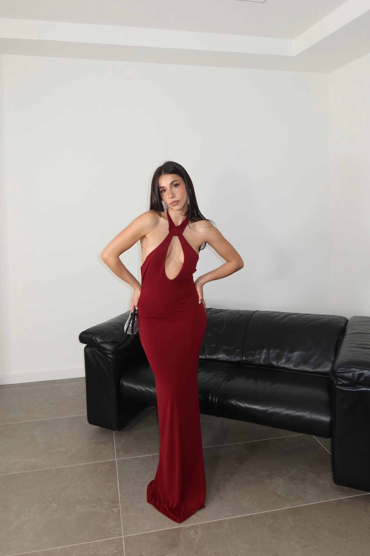 LongDress NAIMA bordeaux