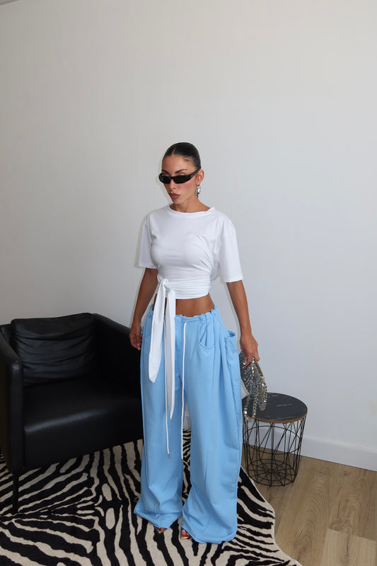 Pants BRENDA celeste