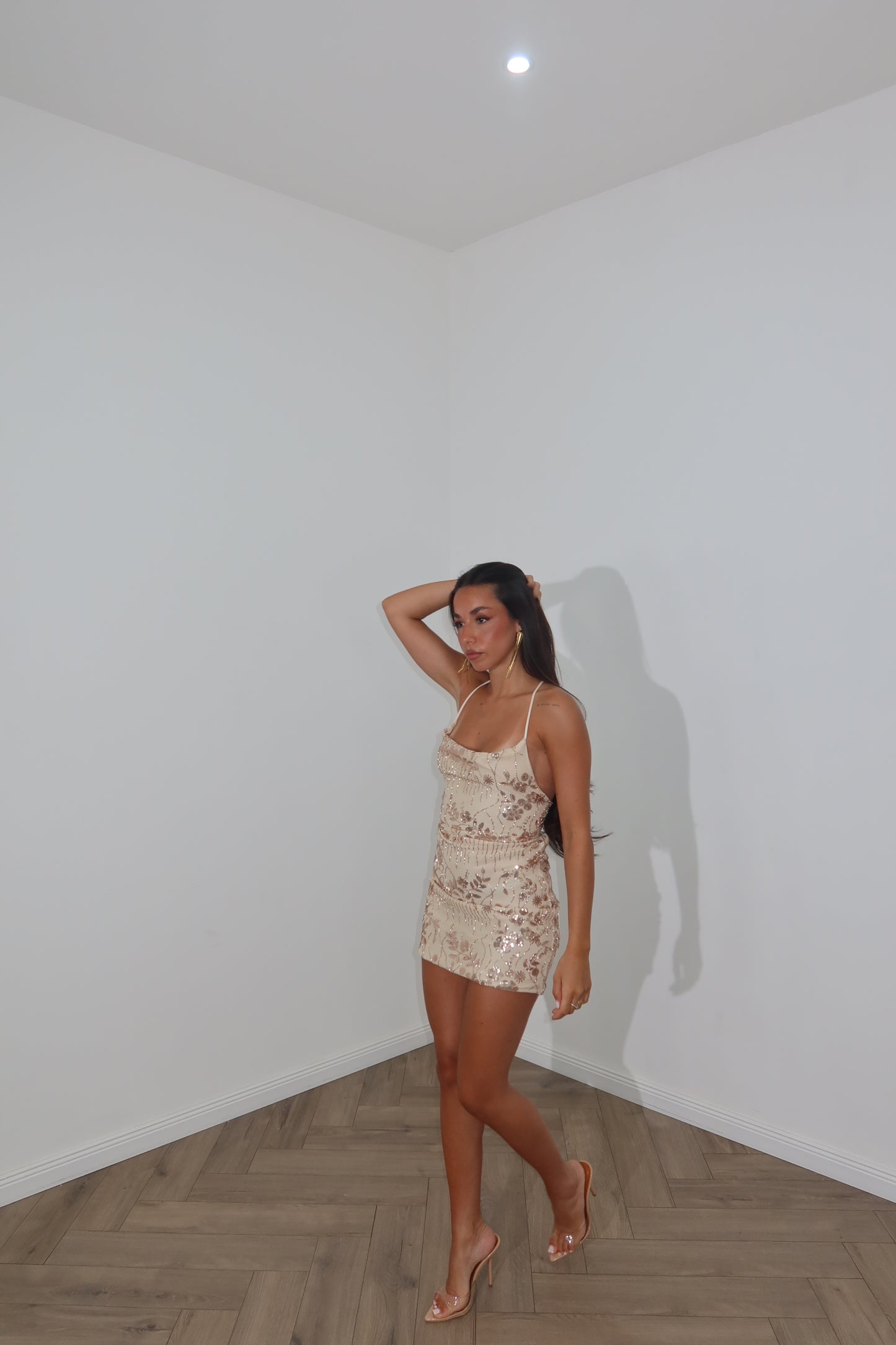 Minidress DULCE champagne