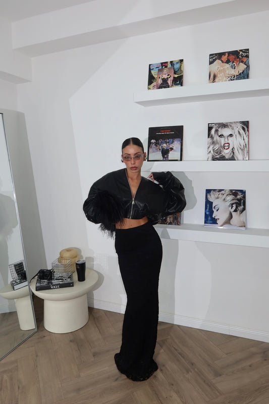SEGUGI black lace skirt
